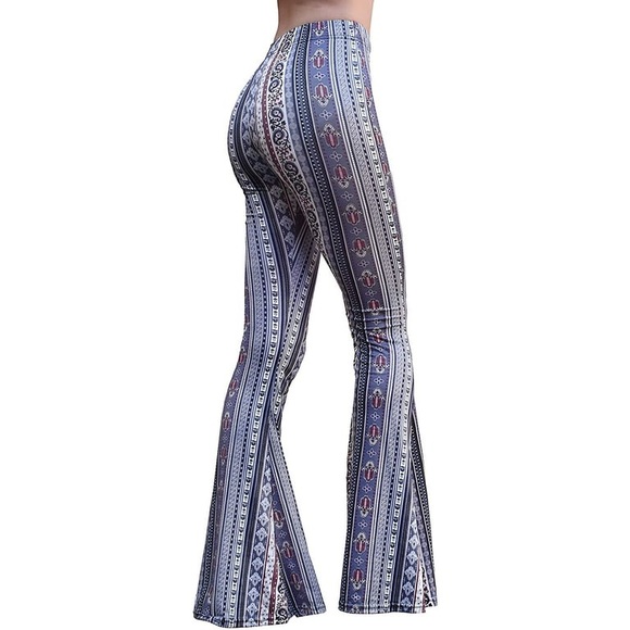 Daisy Del Sol High Waist Gypsy Comfy Yoga Boho Bell Bottom Pants Women’s Medium - Picture 10 of 11
